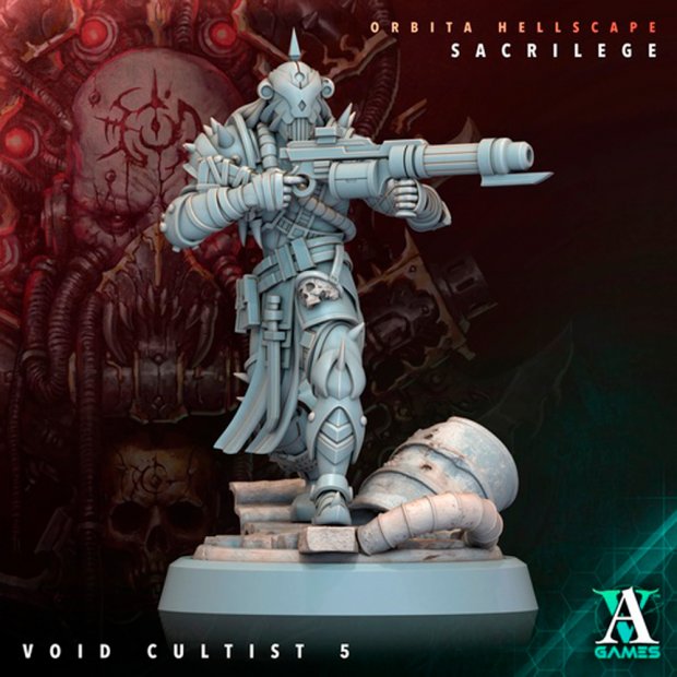 Hunter of the Avant-Garde - Cultist of the Abyss Figure (Unpainted)