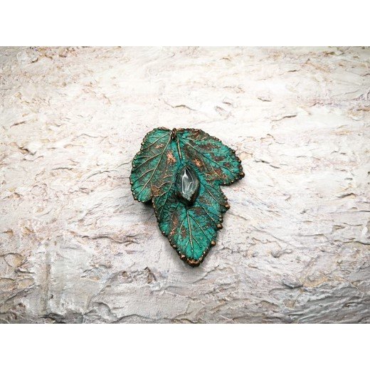 Turquoise Physocarpus Opulifolius With Eye Pendant Necklace