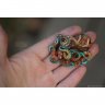 Ocher Octopus Pendant Necklace