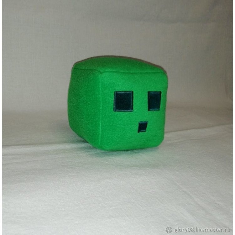 Handmade Minecraft - Slime (11 cm) Plush Toy