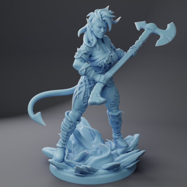 Charla Tiefling Figure (Unpainted)