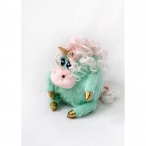 Mint Unicorn (19 cm) Plush Toy
