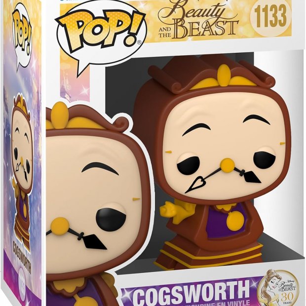 Funko Pop Disney: Beauty and The Beast - Cogsworth Figure