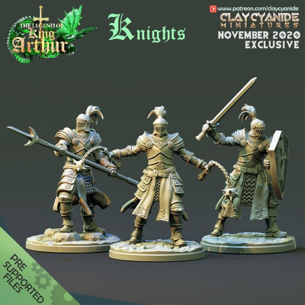 Knights Figure (Unpainted)
