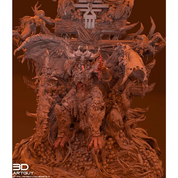 Angry God Diorama (Unpainted)