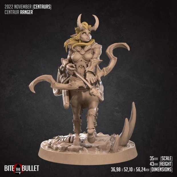 Centaur Ranger Figure (Unpainted)