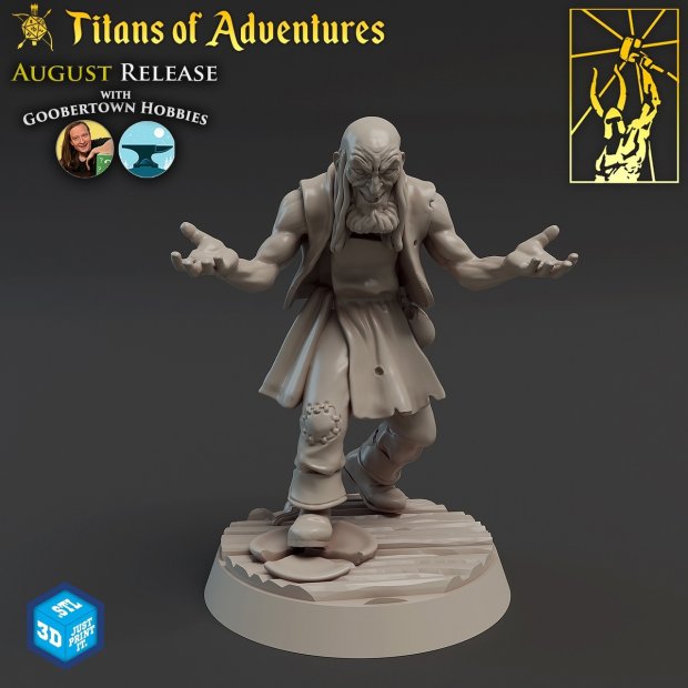 Suspicious innkeeper Figure (Unpainted)