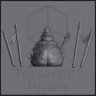 Quagfroth the Great, Bullywug King Figure (Unpainted)