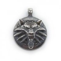Handmade The Witcher - School of the Wolf Pendant Necklace