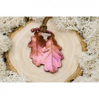 Oak Branch Pendant Necklace