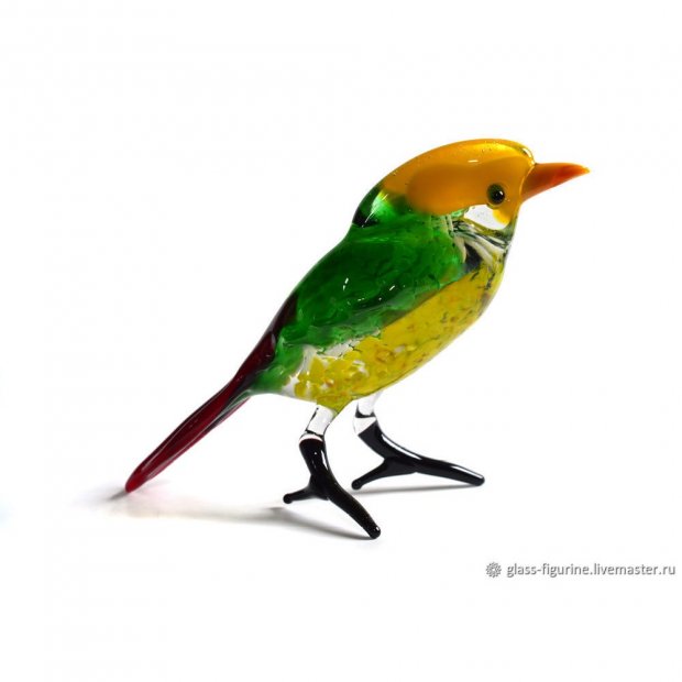 Green Bird Figure