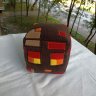 Block-Style Lava Cube Plush Toy (15 cm)