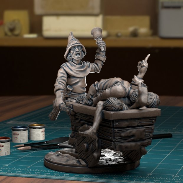 Corpse carrier Figure (Unpainted)