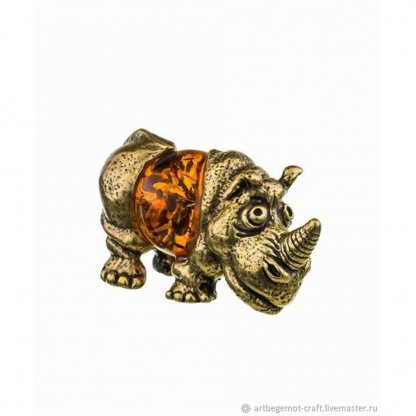 Tiny Rhinoceros Figure