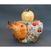 Hedgehog With Fruits Teapot