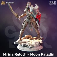 Mrina Reloth - Moon Paladin Figure (Unpainted)