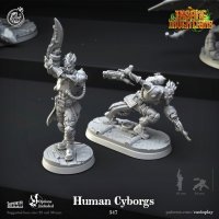 Human Cyborgs Figure (Unpainted)
