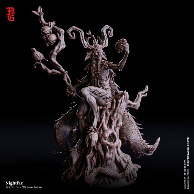 Nightmare Faun Figure (Unpainted)