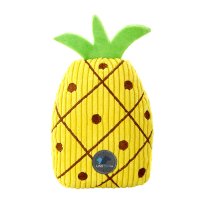 Bite-Resistant Plush Dog Toy (Pineapple)