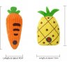 Bite-Resistant Plush Dog Toy (Pineapple)