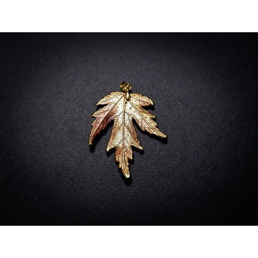 Carved Maple Pendant Necklace