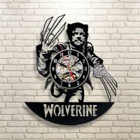 Handmade Marvel - Wolverine Vinyl Clock Wall