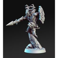 Snake Clan Warrior Figure (Unpainted)