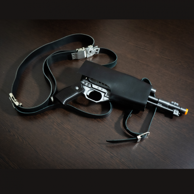DE-10 Blaster Pistol Replica with holster and belt | Star Wars Cosplay