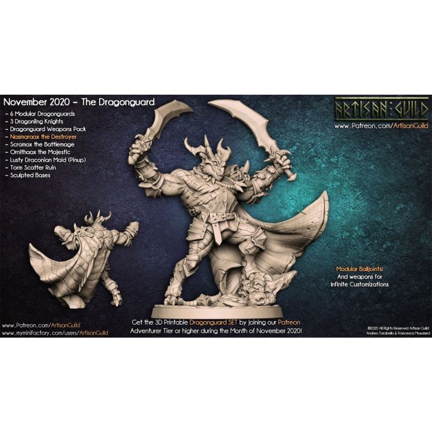 Nasmaraax the Destroyer Figure (Unpainted)