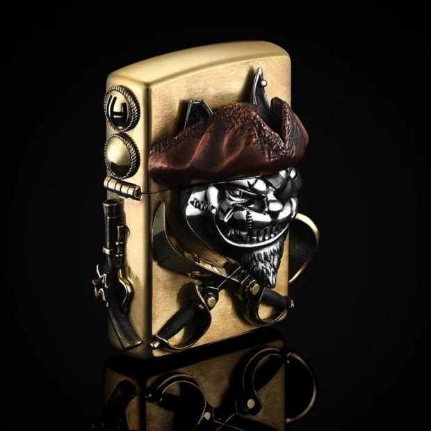 Desperate Pirate Zippo Lighter