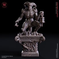Cursed Demon Statue Figure (Unpainted)