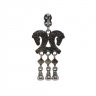 Handmade Two Horses Pendant Necklace