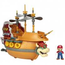 Jakks Super Mario Deluxe - Bowser's Air Ship Playset