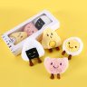 Cat Plush Toy with Built-In Bell (Threepiece gift box)