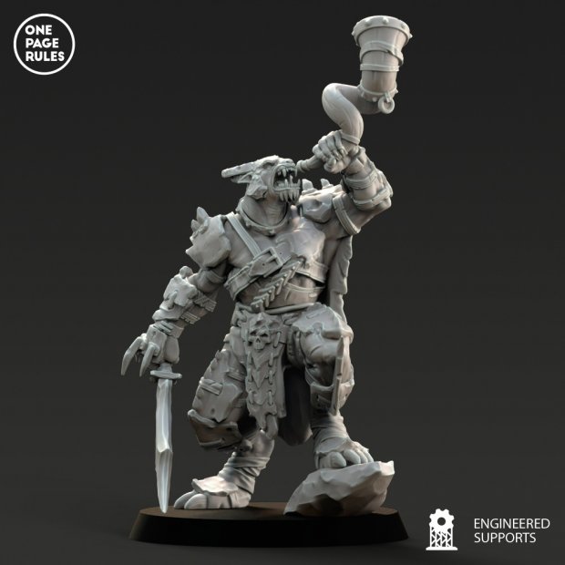 Beastman calls for reinforcements Figure (Unpainted)