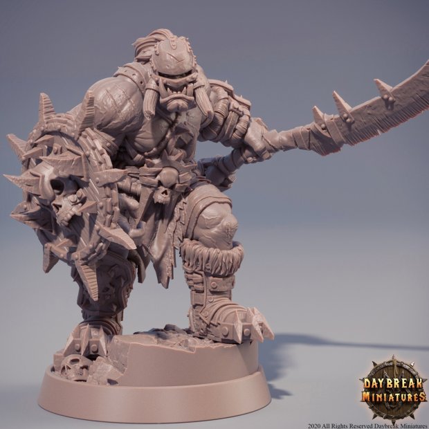 Charg - Orc mercenary Figure (Unpainted)