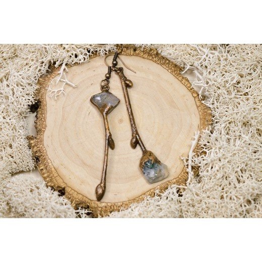 Willow With Agate Earrings