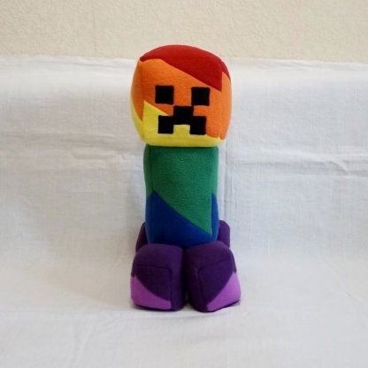 Minecraft - Rainbow Creeper Plush Toy