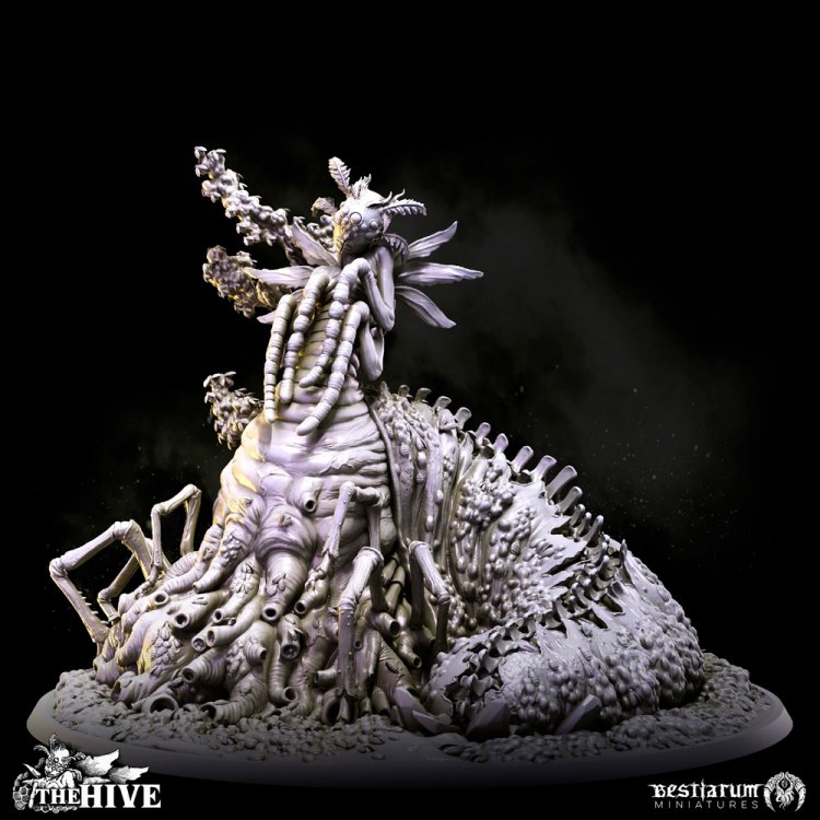 Queen of the Hive, Mother Priestess of the Insectoids Figure (Unpainted)