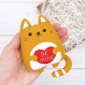 Cat for Valentine's Day Plush Toy