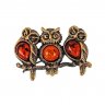 Handmade Owls Brooch