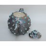 Turquoise And Bronze Tea Set