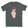 Finger Heart K-Pop Stans Kpoppers T-Shirt