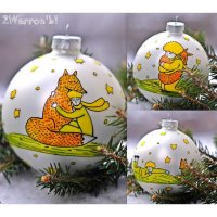 Handmade The Little Prince - The Little Prince with Fox Christmas Ball