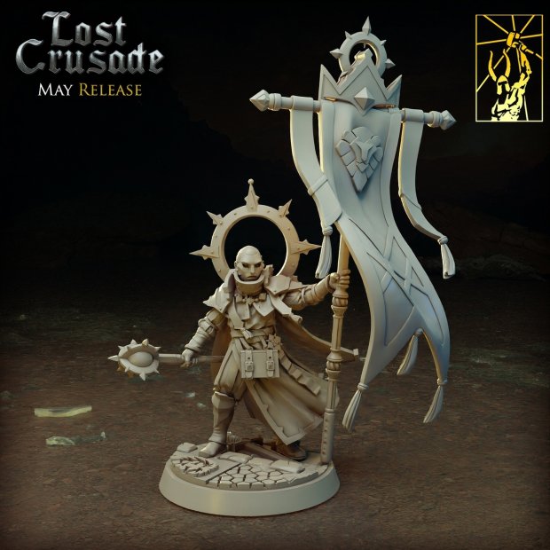 Priest of the Order of Light Figure (Unpainted)