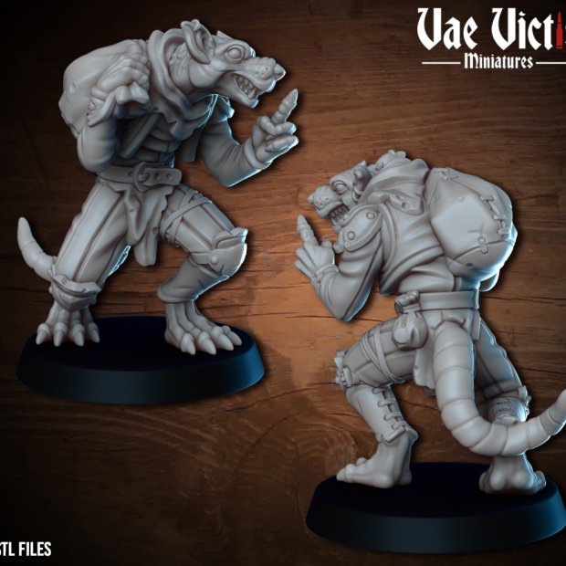 Skaven Rogue Figure (Unpainted)