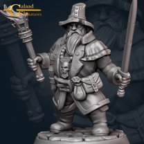 Dwarf Demon Hunter with Sword Figure (Unpainted)
