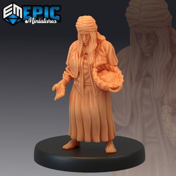 Confused granny Figure (Unpainted)