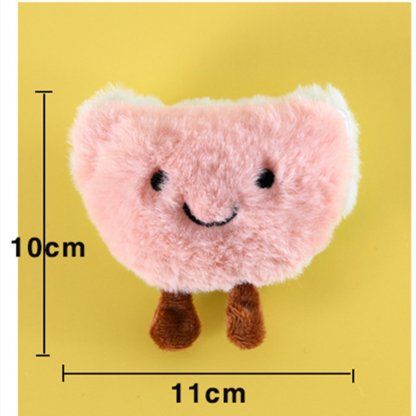 Cat Plush Toy with Built-In Bell (Watermelon)