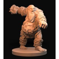 Ogre with stone Figure (Unpainted)